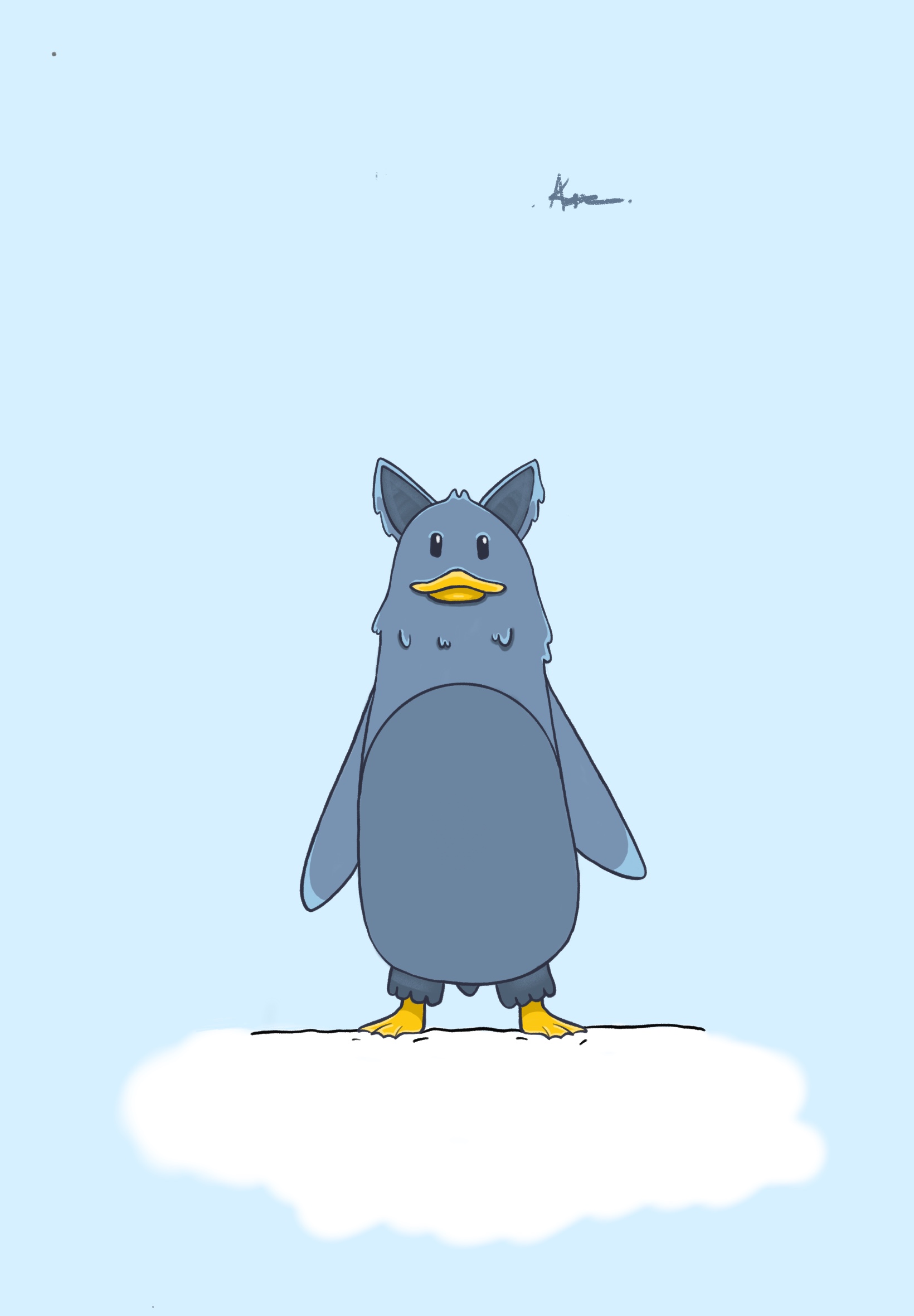 Experimental cartoon sketch